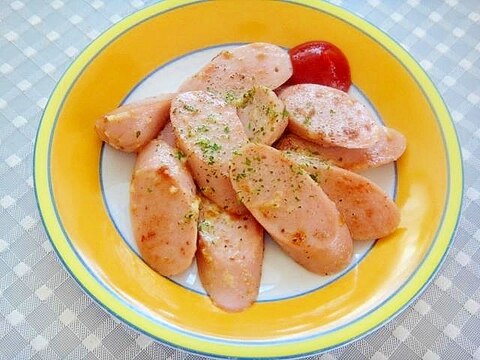 魚肉ソーセージのマヨコンソメ炒め